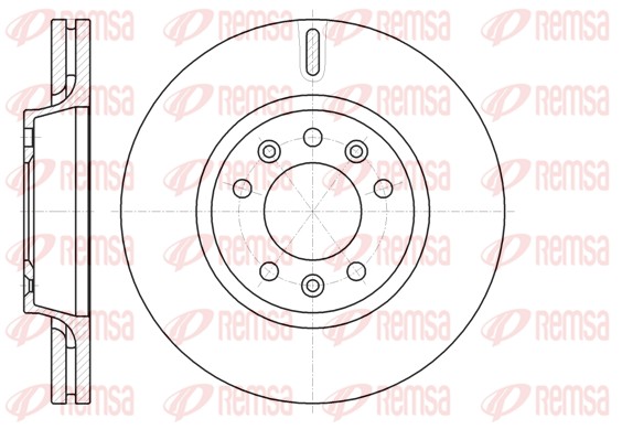 Disque de frein REMSA 61052.10