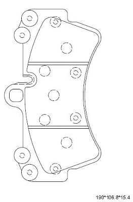 Kit de plaquettes de frein, frein à disque ASIMCO KD7570