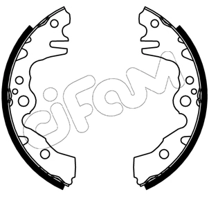 Jeu de mâchoires de frein CIFAM 153-724