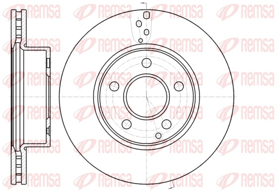 Disque de frein REMSA 61066.10