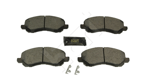 Kit de plaquettes de frein, frein à disque HART 260 752