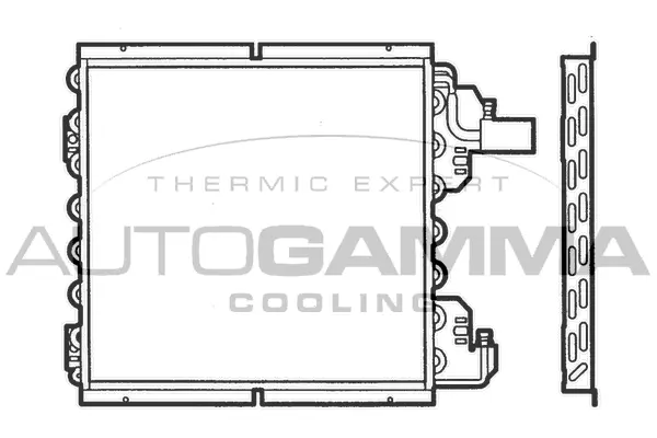 Condenseur, climatisation AUTOGAMMA 101790