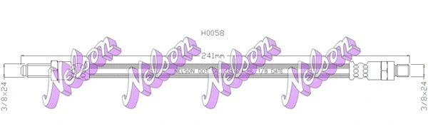 Tuyau d'embrayage KAWE H0058