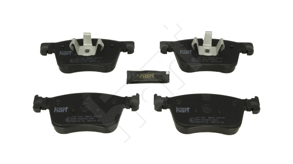 Kit de plaquettes de frein, frein à disque HART 260 554