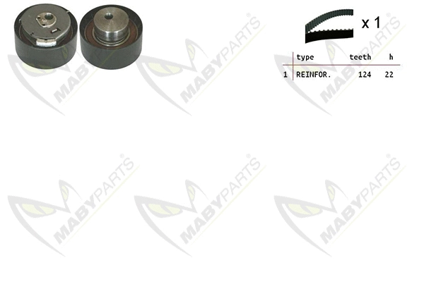 Kit de courroie crantée MABYPARTS OBK010034
