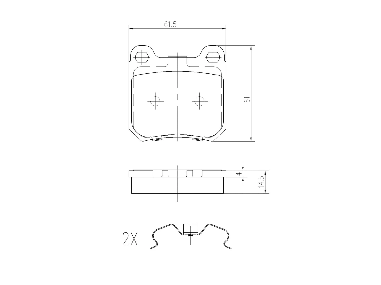 Kit de plaquettes de frein, frein à disque A.Z. Meisterteile AZMT-44-022-1358
