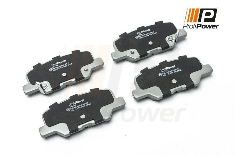 Kit de plaquettes de frein, frein à disque ProfiPower 1B2114