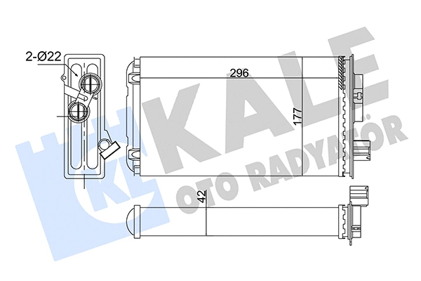 Système de chauffage KALE OTO RADYATÖR 358680