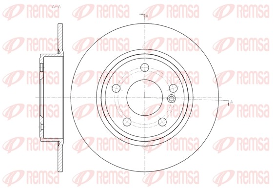 Disque de frein REMSA 61465.00