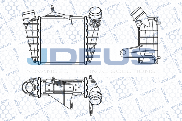 Refroidisseur d'air de suralimentation JDEUS M-830014A