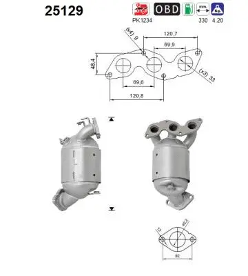 Catalyseur AS 25129