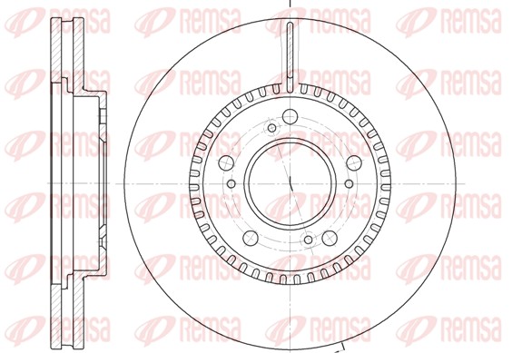 Disque de frein REMSA 6938.10