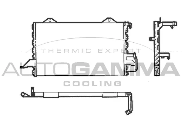 Condenseur, climatisation AUTOGAMMA 101832