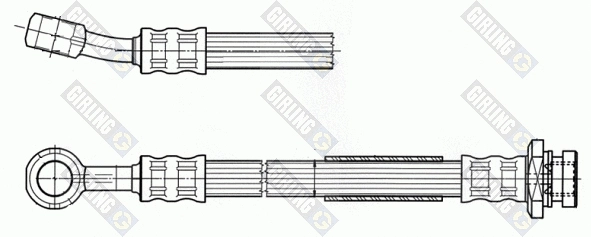 Flexible de frein GIRLING 9004450