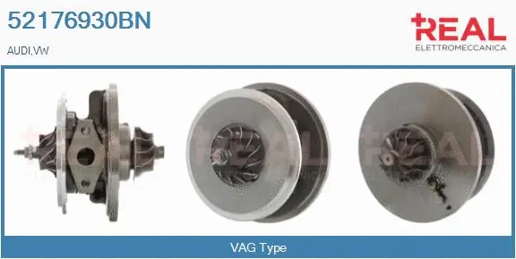 Groupe carter, turbocompresseur REAL 52176930BN