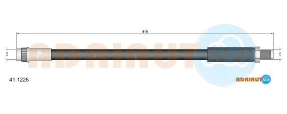 Flexible de frein ADRIAUTO 41.1228