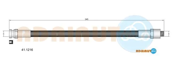 Flexible de frein ADRIAUTO 41.1216