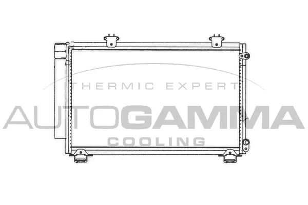 Condenseur, climatisation AUTOGAMMA 102812