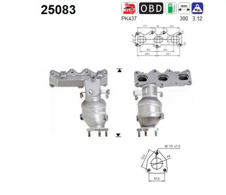 Catalyseur AS 25083