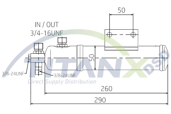 Filtre déshydratant, climatisation TitanX DR119004