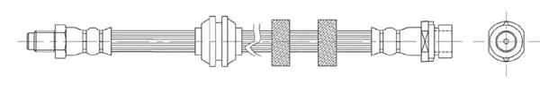 Flexible de frein Technika 37598
