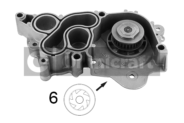 Pompe à eau, refroidissement du moteur Omnicraft 2316958