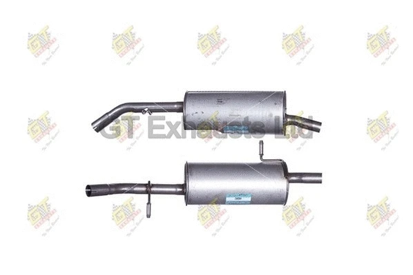 Silencieux arrière GT Exhausts GCN504