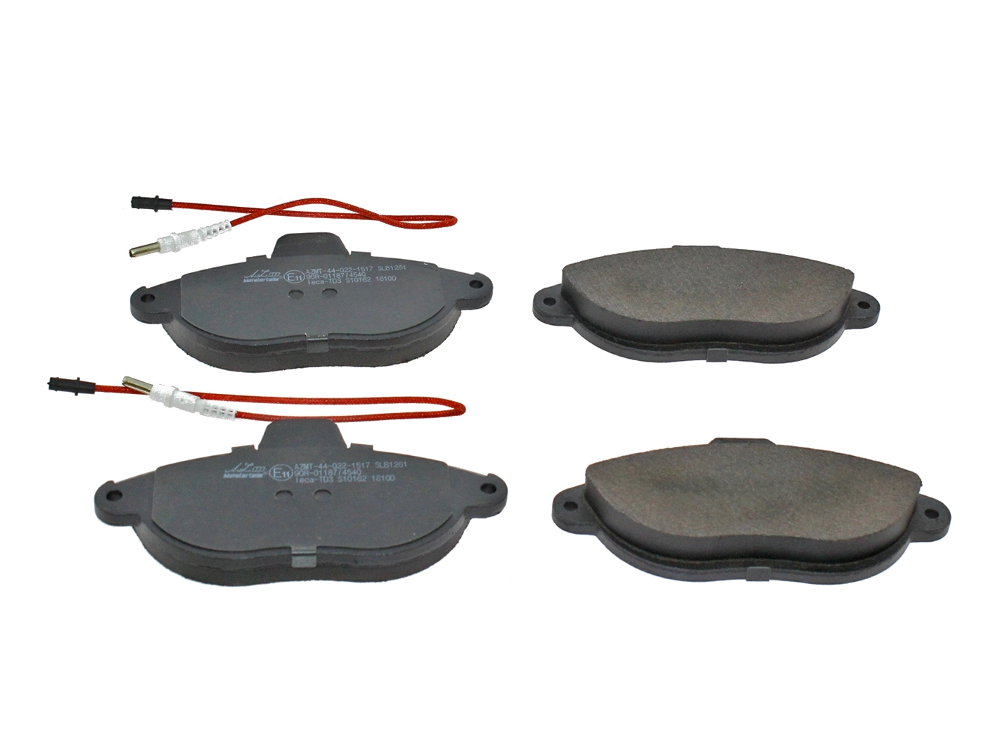 Kit de plaquettes de frein, frein à disque A.Z. Meisterteile AZMT-44-022-1517
