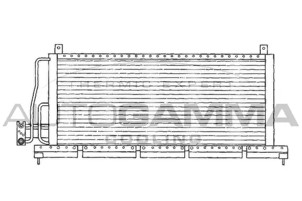 Condenseur, climatisation AUTOGAMMA 101708