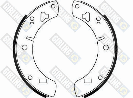 Jeu de mâchoires de frein GIRLING 5161296