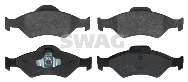 Kit de plaquettes de frein, frein à disque SWAG 50 91 6400