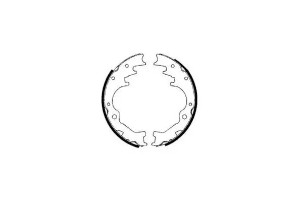 Jeu de mâchoires de frein E.T.F. 09-0468