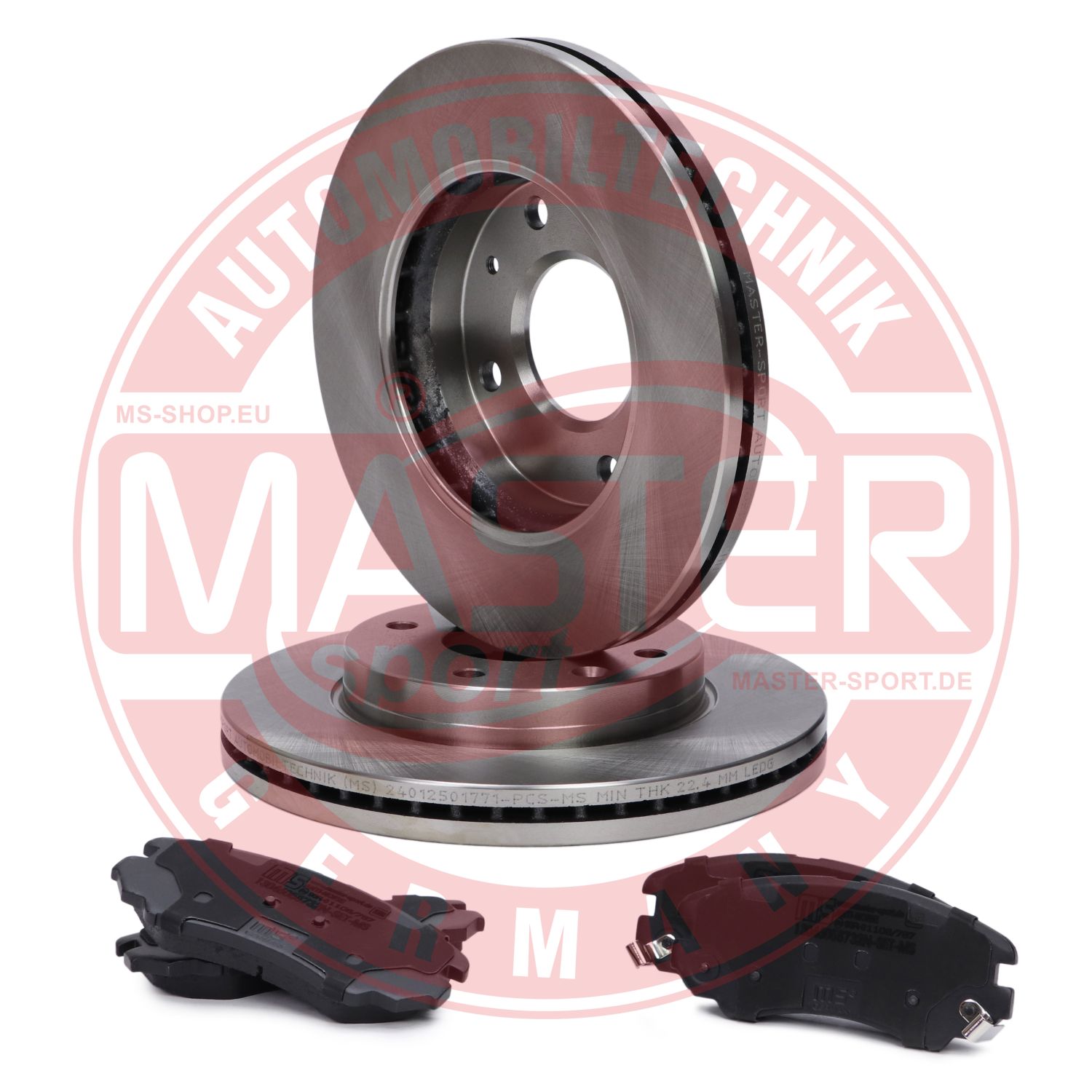 Kit de freins, frein à disques MASTER-SPORT GERMANY 202501770