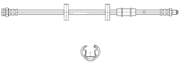 Flexible de frein CEF 517061