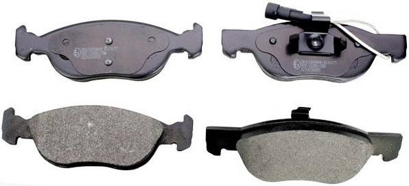 Kit de plaquettes de frein, frein à disque DENCKERMANN B110177