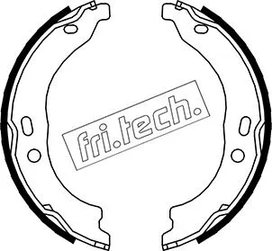 Jeu de mâchoires de frein, frein de stationnement fri.tech. 1034.118