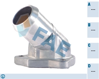 Bride de liquide de refroidissement FAE 54319