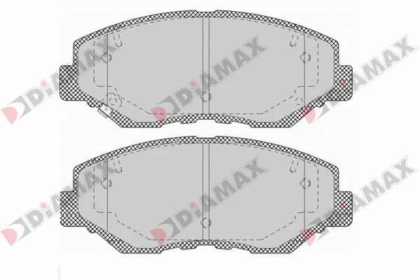 Kit de plaquettes de frein, frein à disque DIAMAX N09422