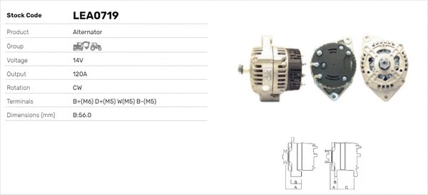Alternateur LUSA LEA0719