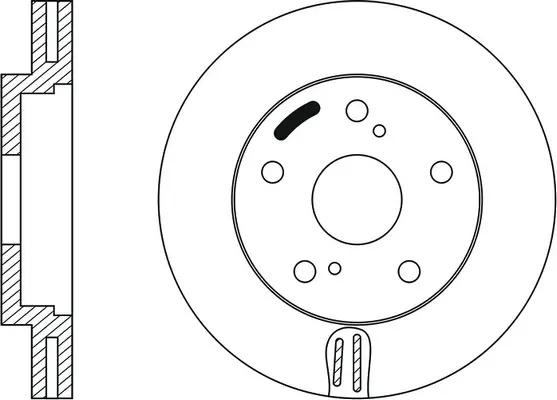 Disque de frein FIT FR0119V