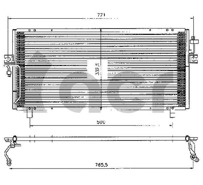 Condenseur, climatisation ACR 300245