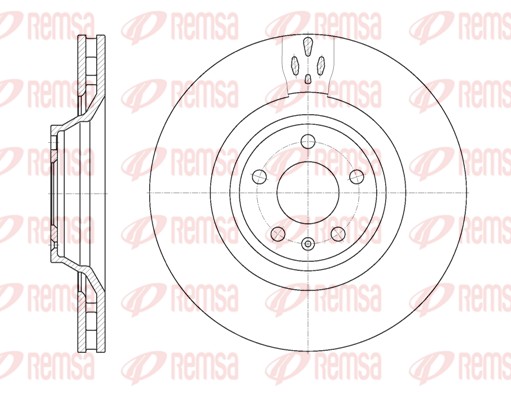 Disque de frein REMSA 6942.10
