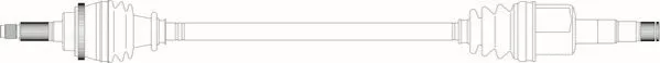 Arbre de transmission GENERAL RICAMBI OP3223