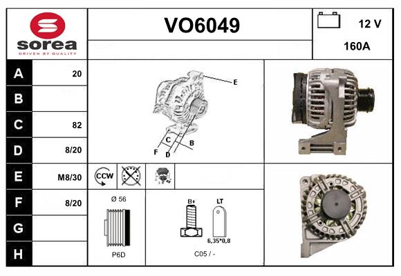 Alternateur SERA VO6049