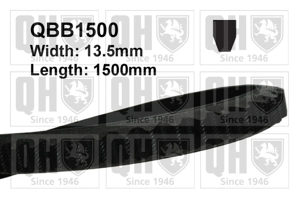 Courroie trapézoïdale QUINTON HAZELL QBB1500