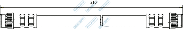 Flexible de frein APEC BHO4285