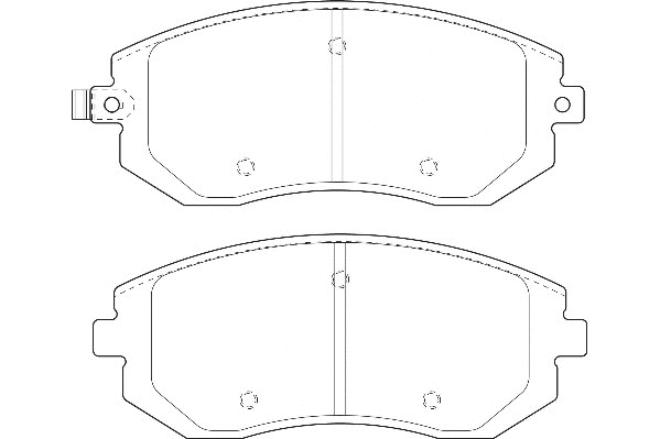 Kit de plaquettes de frein, frein à disque Omnicraft 2135016