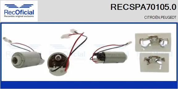 Pompe à carburant RECOFICIAL RECSPA70105.0