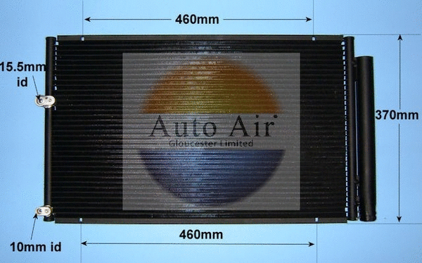 Condenseur, climatisation AUTO AIR GLOUCESTER 16-8914