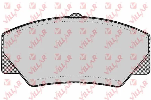 Kit de plaquettes de frein, frein à disque VILLAR 626.0277